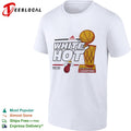 Miami Heat white hot trophy champions shirt