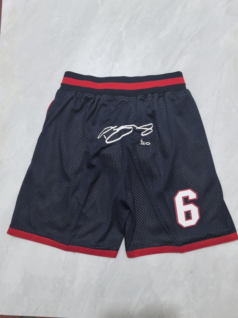Miami Heat Heat Black Retro Shorts Style 3