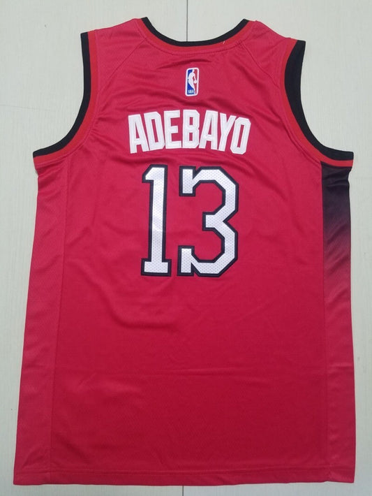 Miami Heat #13 Bam Adebayo Heat 13 Red City s-xxl Style 1