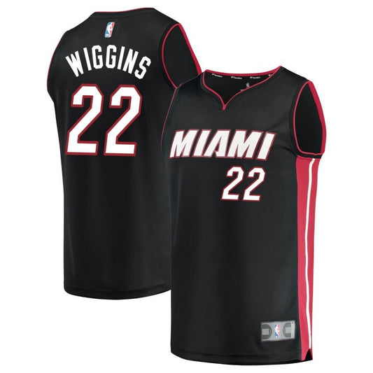 Miami Heat #22 Andrew Wiggins Black - Icon Edition