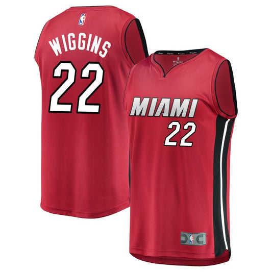 Miami Heat #22 Andrew Wiggins Red - Statement Edition