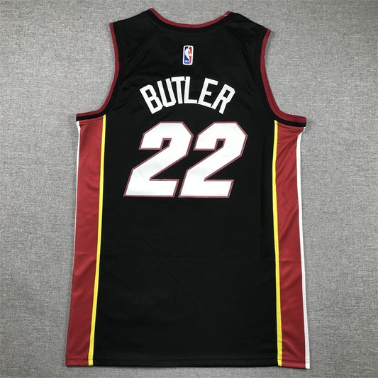 Miami Heat #22 Jimmy Butler Heat 22 Black Style 1