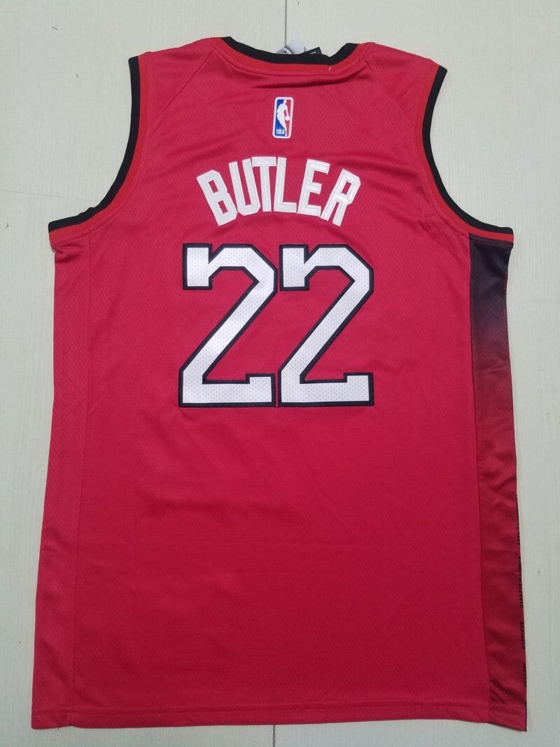 Miami Heat #22 Jimmy Butler Heat 22 Red City s-xxl Style 1