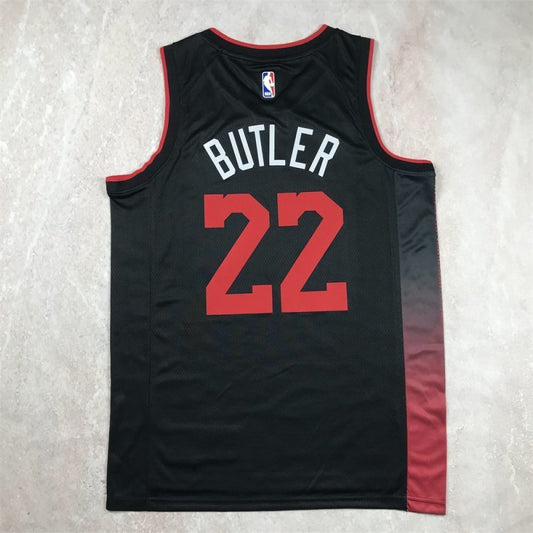 Miami Heat #22 Jimmy Butler Hot Press Heat 22 Black City s-xxl Style 1