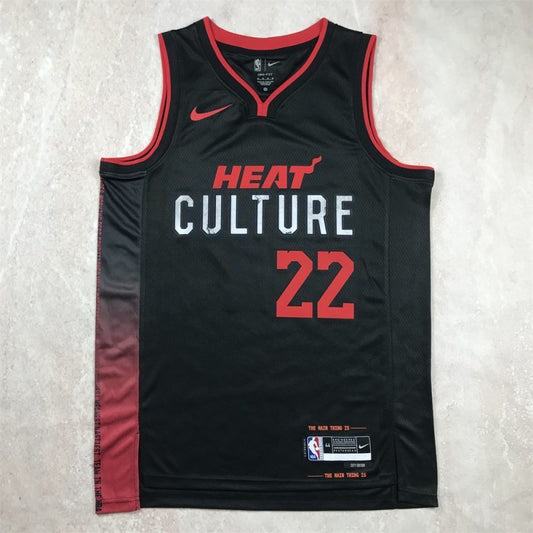 Miami Heat #22 Jimmy Butler Hot Press Heat 22 Black City s-xxl Style 2