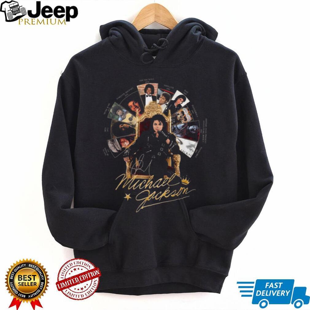 Michael Jackson King of Pop Albums Discography Vintage 2026 Tour Fans Men Women T Shirt