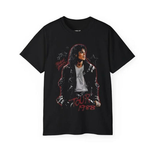 Michael Jackson Thriller Vintage 90s T-Shirt, Michael Jackson Homage Retro Unisex Shirt