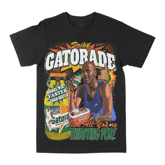 Michael Jordan Gatorade Graphic Tee, Basketball Shirt, Goat Jordan Vintage Graphic Tee, Unisex Retro Tee for Men, for Women, Menswear