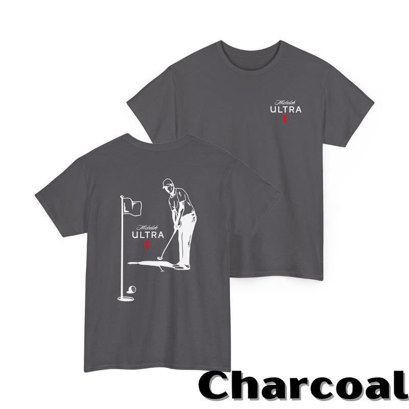Michelob Ultra Golfing Shirt Beer Drinking Shirt Coors Graphic Tee Bonfire Shirt for Men and Women Comfort Colors Top Womenswear