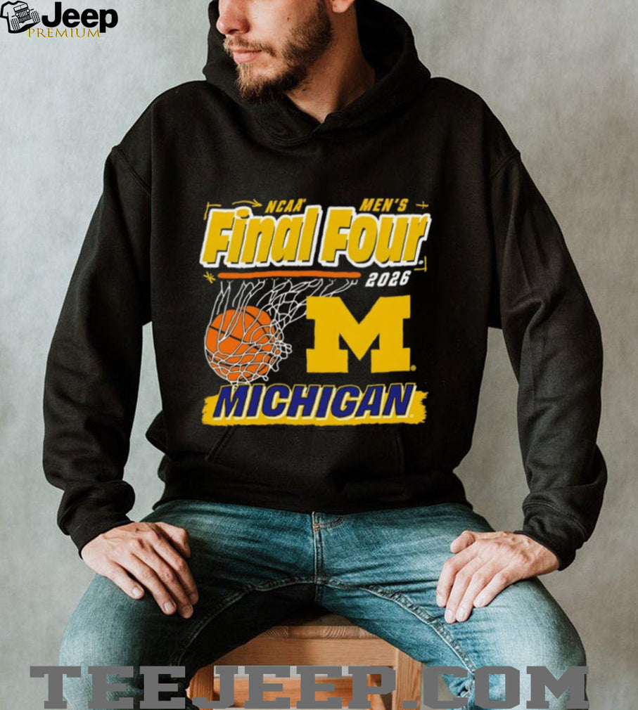 Michigan Basketball 2026 Final Four Net Graphic T Shirt