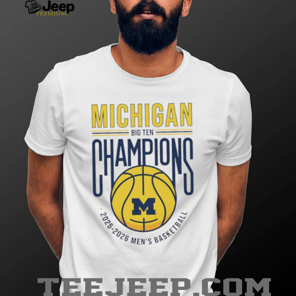 Michigan Big Ten Champions 2025 2026 Men’s Basketball T Shirt