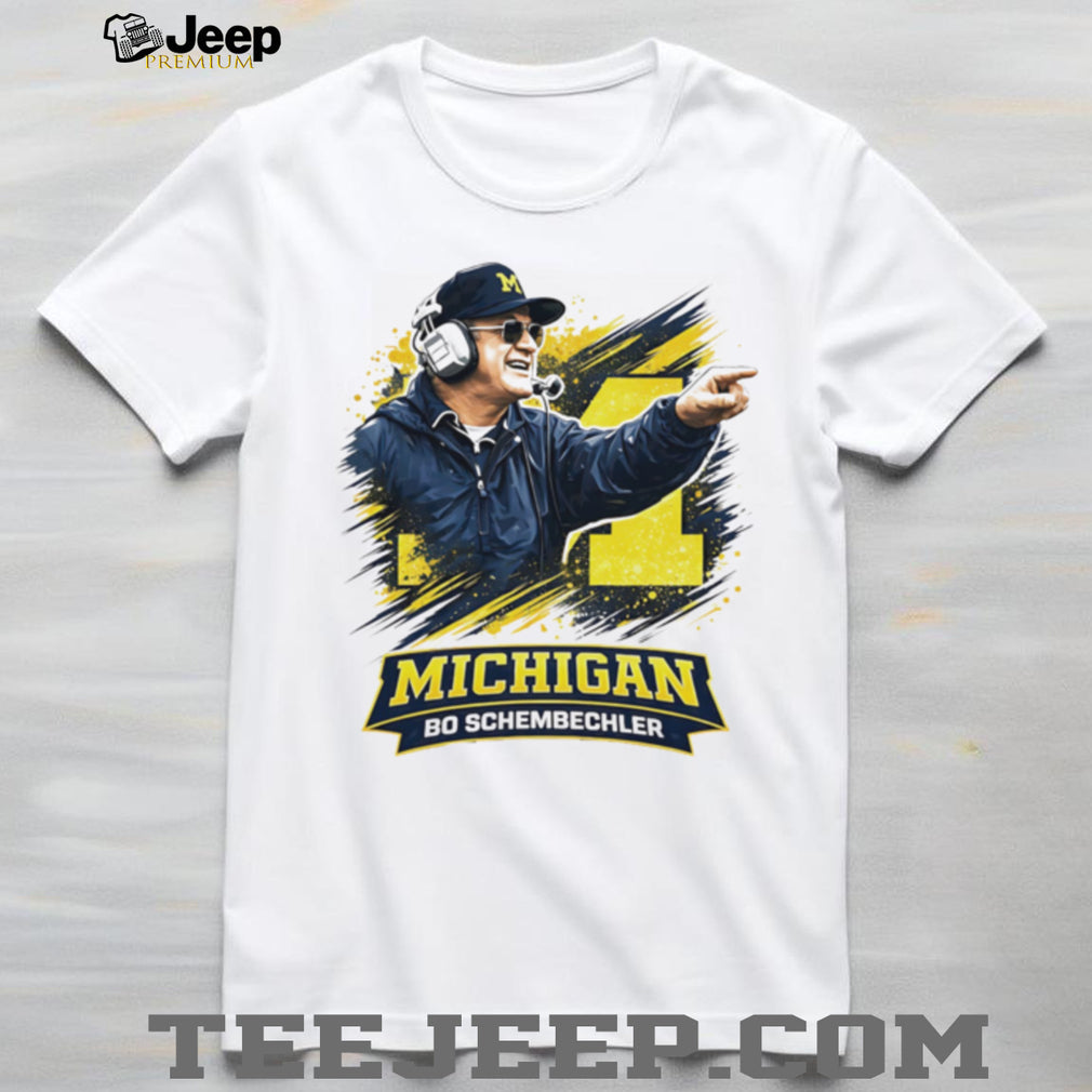 Michigan Football Bo Schembechler Legend Tribute Sports T Shirt