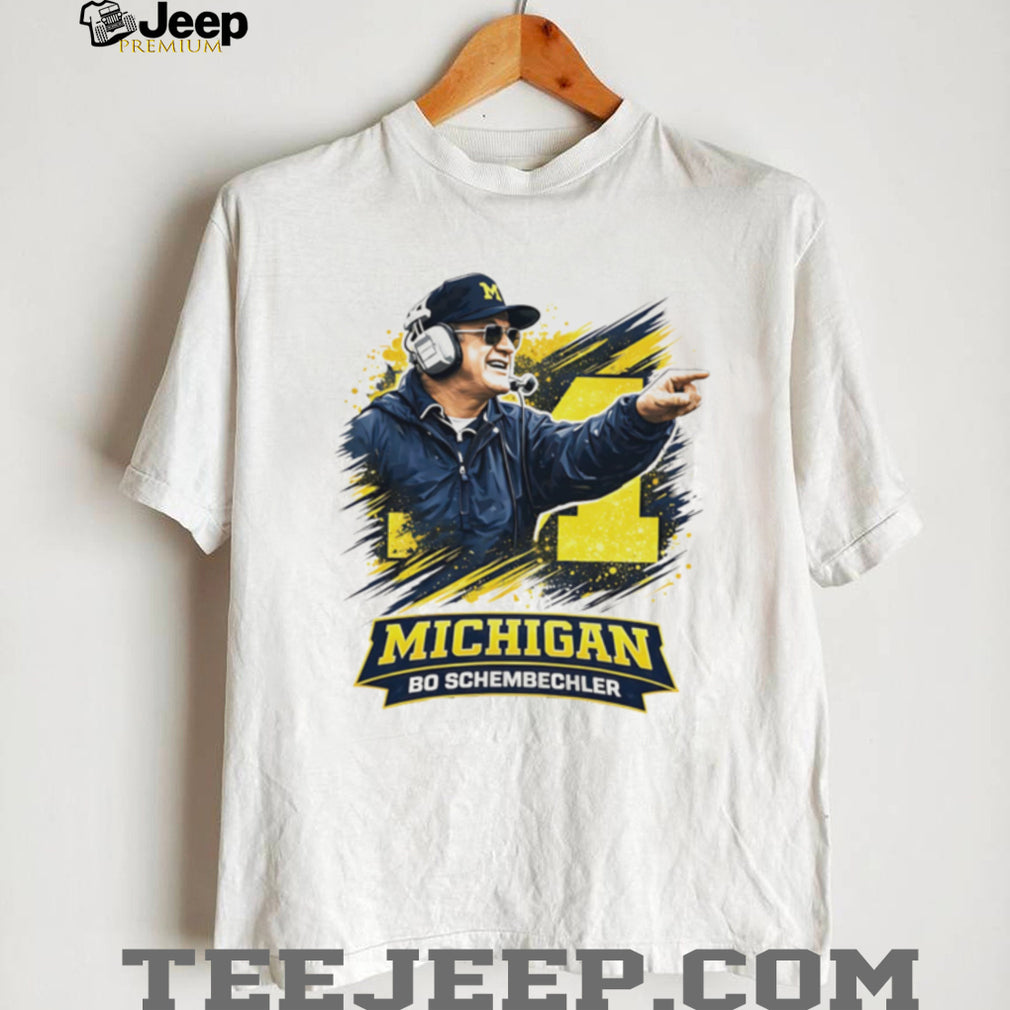Michigan Football Bo Schembechler Legend Tribute Sports T Shirt