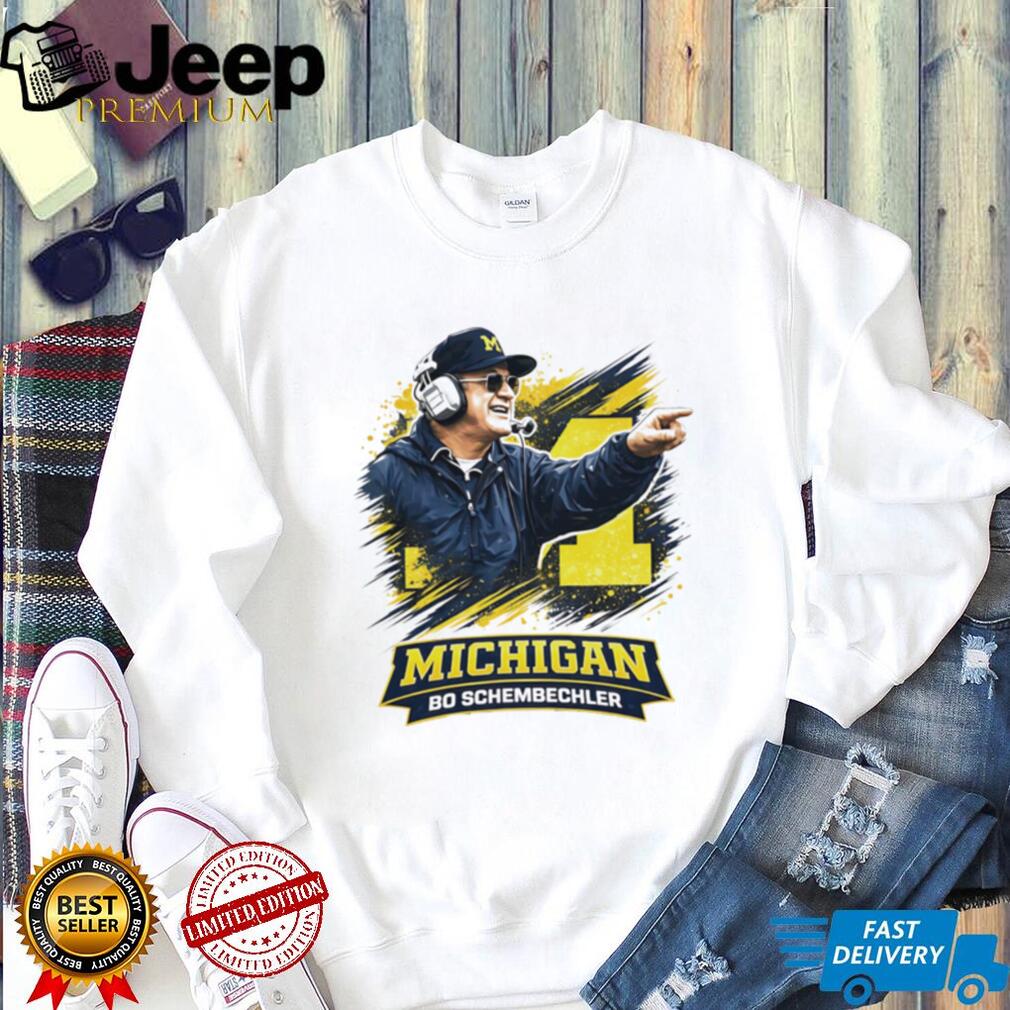 Michigan Football Bo Schembechler Legend Tribute Sports T Shirt