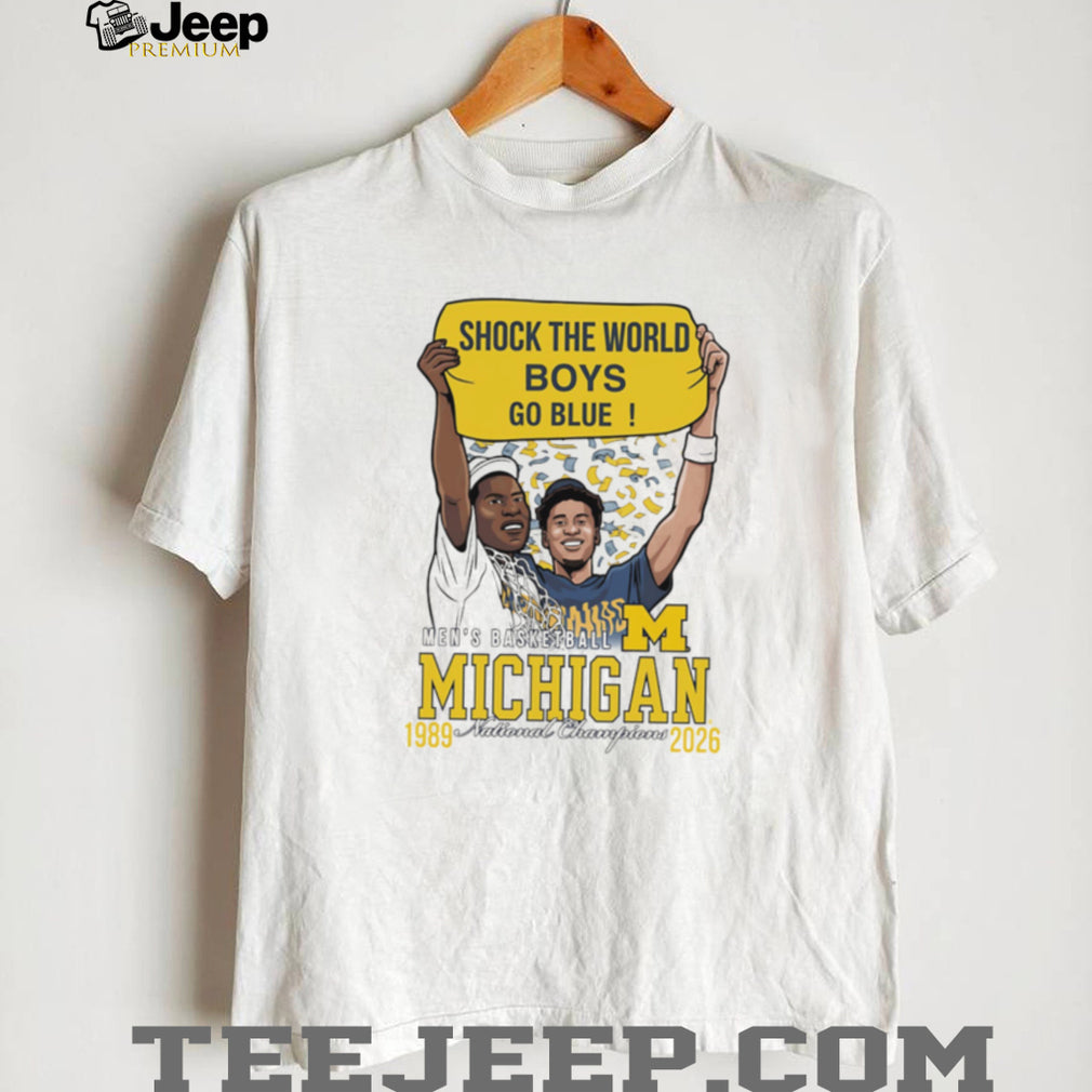 Michigan Men’s Basketball 1989 & 2026 National Champions Fan T Shirt
