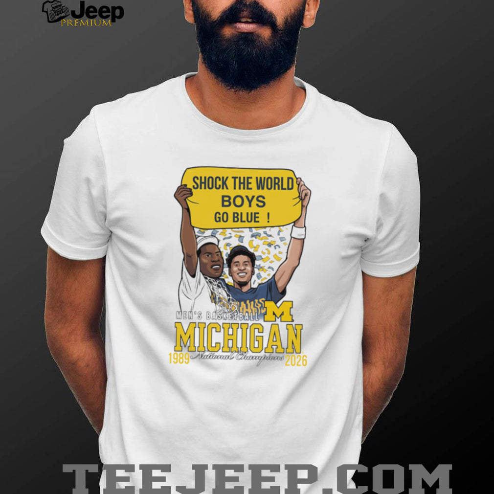 Michigan Men’s Basketball 1989 & 2026 National Champions Fan T Shirt
