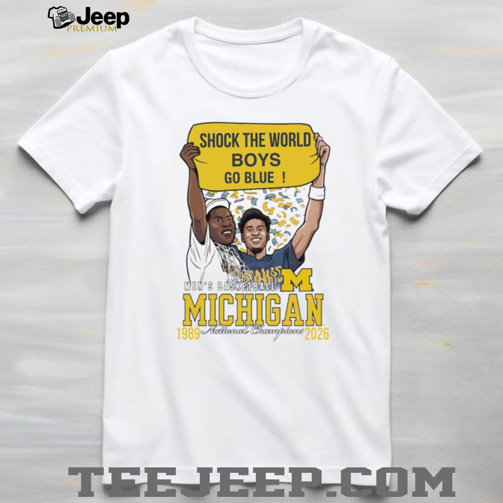Michigan Men’s Basketball 1989 & 2026 National Champions Fan T Shirt