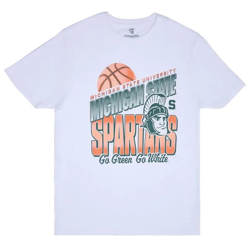 Michigan Spartans Go Green Go White Tshirt, Graphic Sports Tees, Unisex Tshirt, Sport Tees, Top Medium Short Sleeves Streetwear Casual