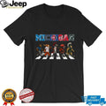 Michigan State & Pro Teams Mascots Abbey Road T Shirt