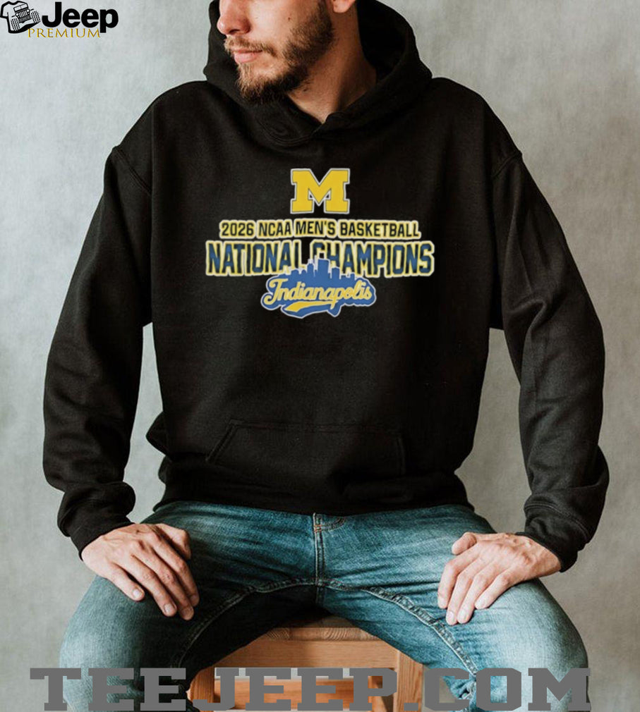 Michigan Wolverines 2026 NCAA Men’s Basketball National Champions Indianapolis T Shirt