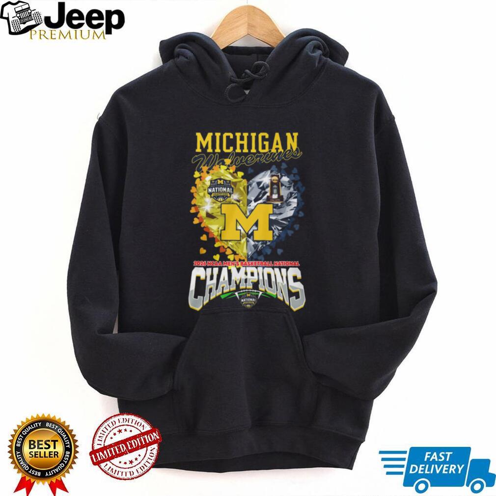 Michigan Wolverines 2026 National Champions Heart Diamond Graphic T Shirt