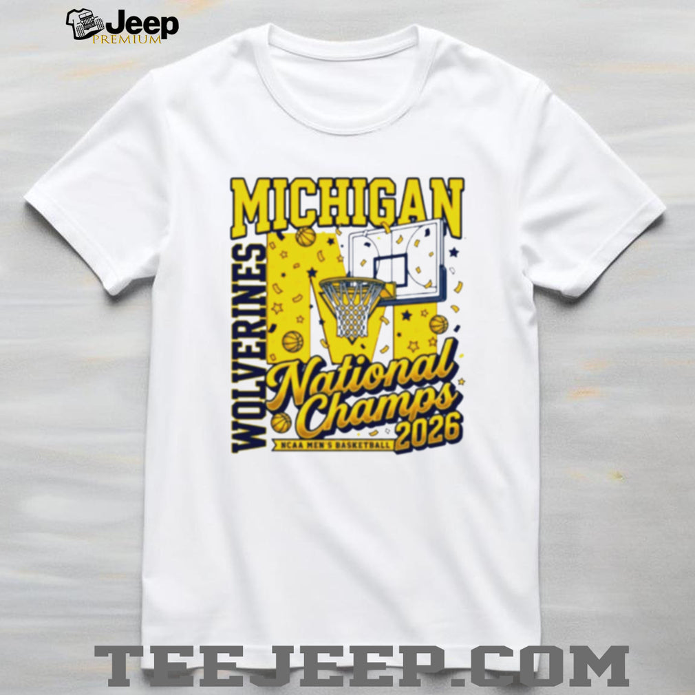 Michigan Wolverines National Champs 2026 NCAA Men’s Basketball T Shirt