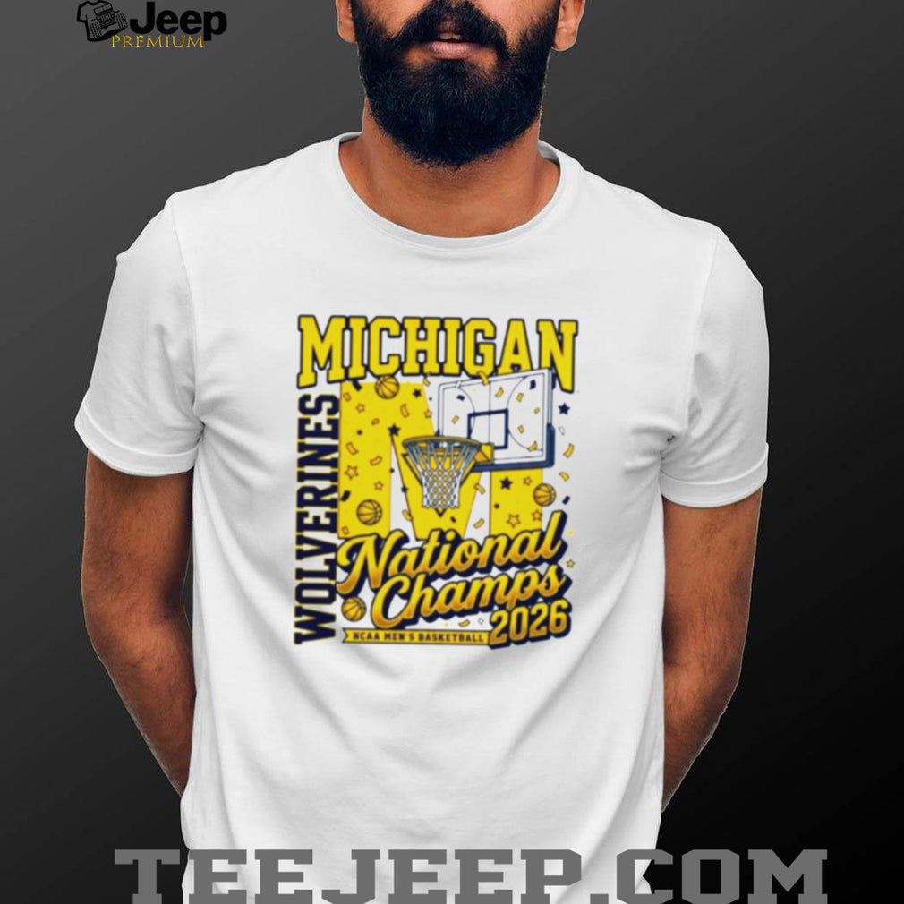 Michigan Wolverines National Champs 2026 NCAA Men’s Basketball T Shirt