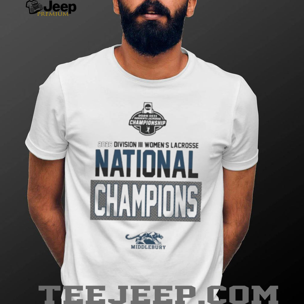Middlebury Panthers Division III Women’s Lacrosse 2026 National Champions Shirt