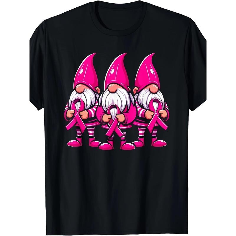 Midget Breast Cancer Awareness Peace Enthusiast T-shirt Made in USA