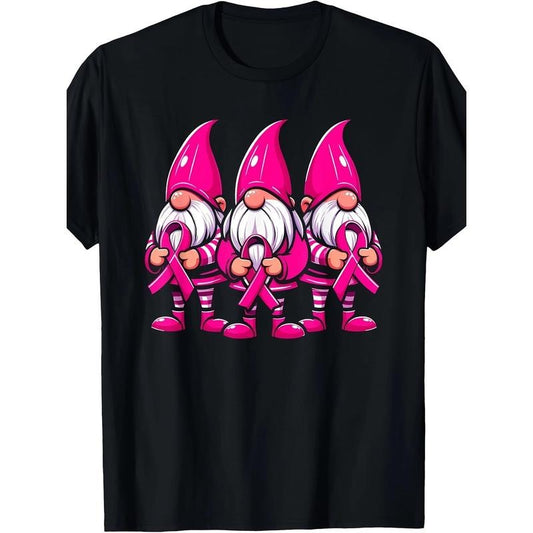 Midget Breast Cancer Awareness Peace Enthusiast T-shirt Made in USA