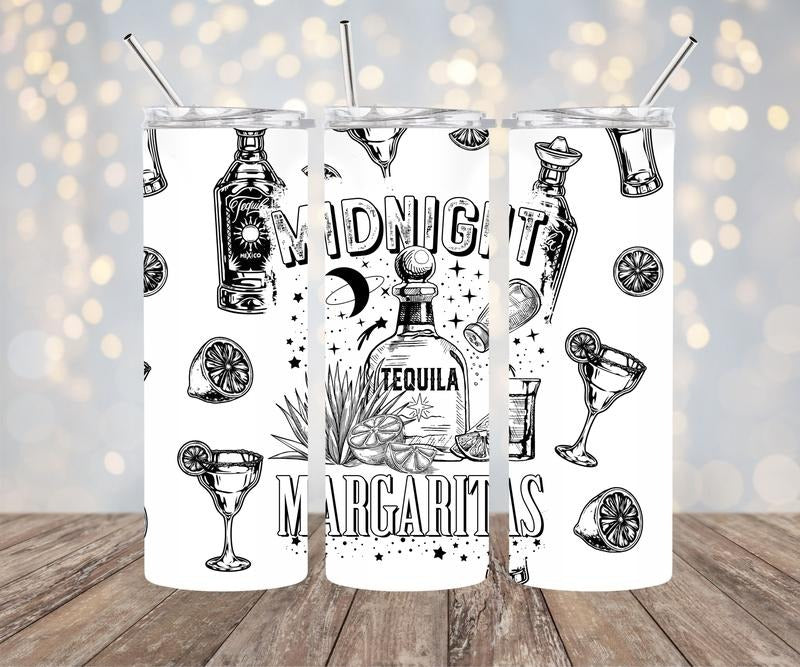 Midnight Margaritas 20 oz  stainless steel tumbler T-Shirts, Hoodie, Sweatshirt | WearSparks.com
