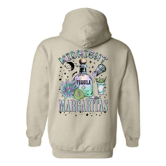 Midnight Margaritas Hoodie - Colorful Tequila and Margarita Design, Perfect for Party Lovers, Ideal for Casual Wear, Comfortable and Stylish, Hoodie For Men, Hoodie For Women Menswear Sweaters