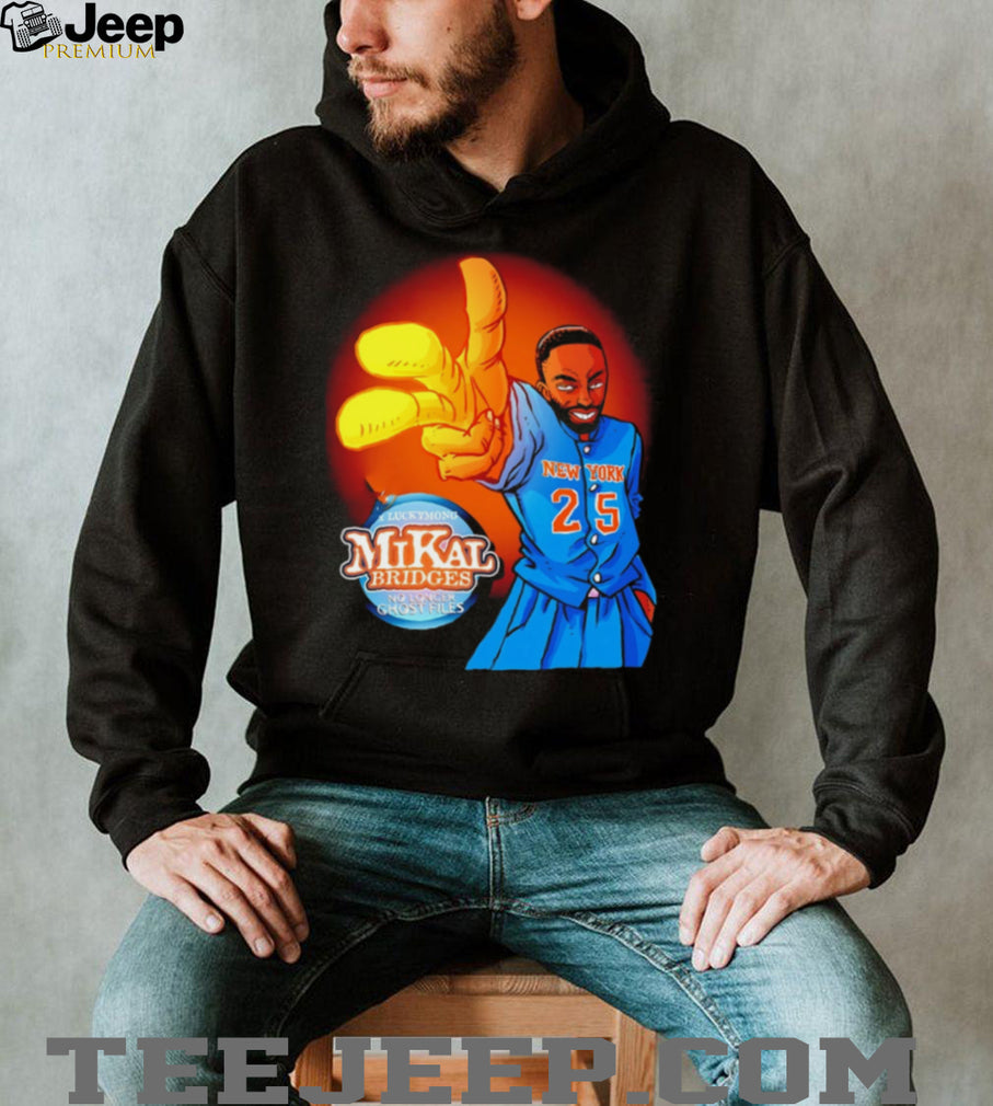 Mikal Bridges New York 25 No Longer Ghost Files Fan T Shirt
