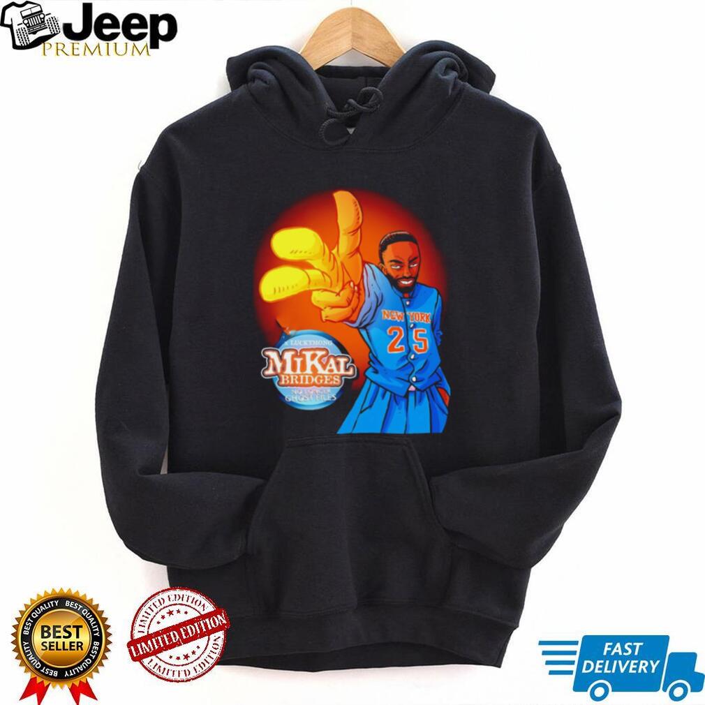 Mikal Bridges New York 25 No Longer Ghost Files Fan T Shirt