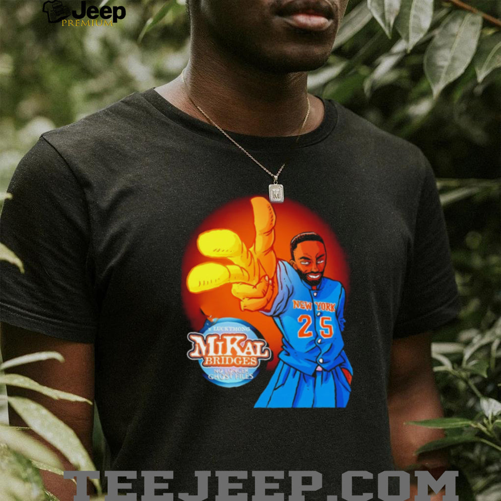 Mikal Bridges New York 25 No Longer Ghost Files Fan T Shirt