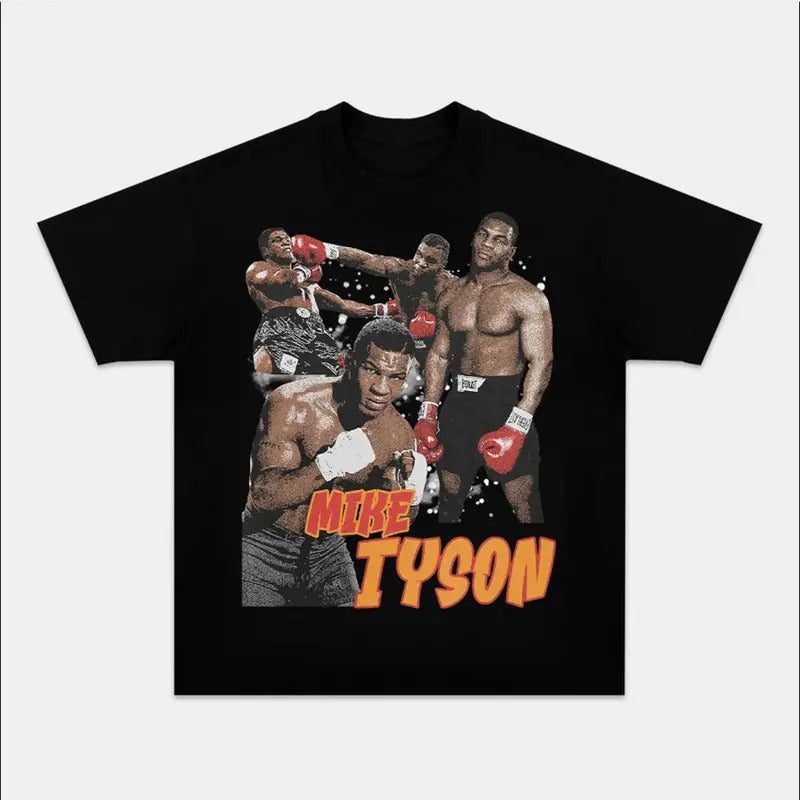 Mike Tyson Vintage Streetwear Tee, Iron Mike Boxing Graphic Shirt