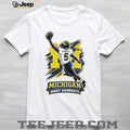Mikey Sainristil Michigan Football Star Athlete Graphic T Shirt