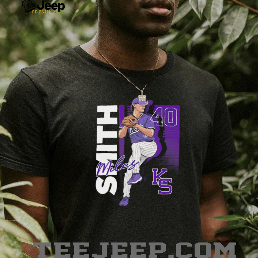 Miles Smith #40 KS Baseball Pitcher Graphic T Shirt