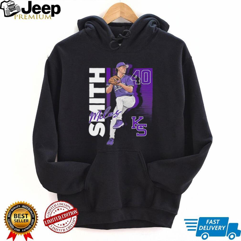 Miles Smith #40 KS Baseball Pitcher Graphic T Shirt