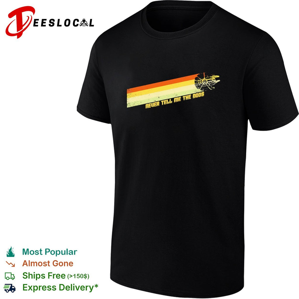 Millennium Falcon never tell me the odds shirt
