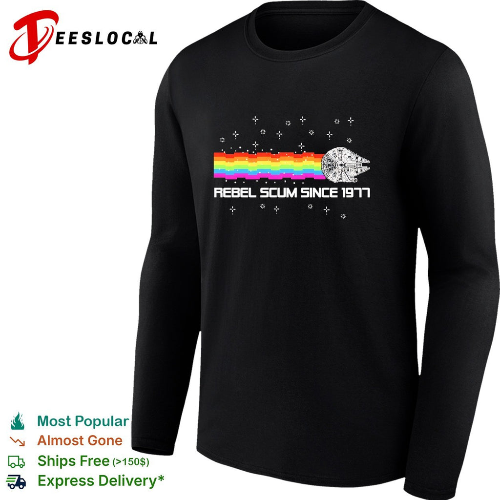 Millennium Falcon rebel scum since 1977 shirt