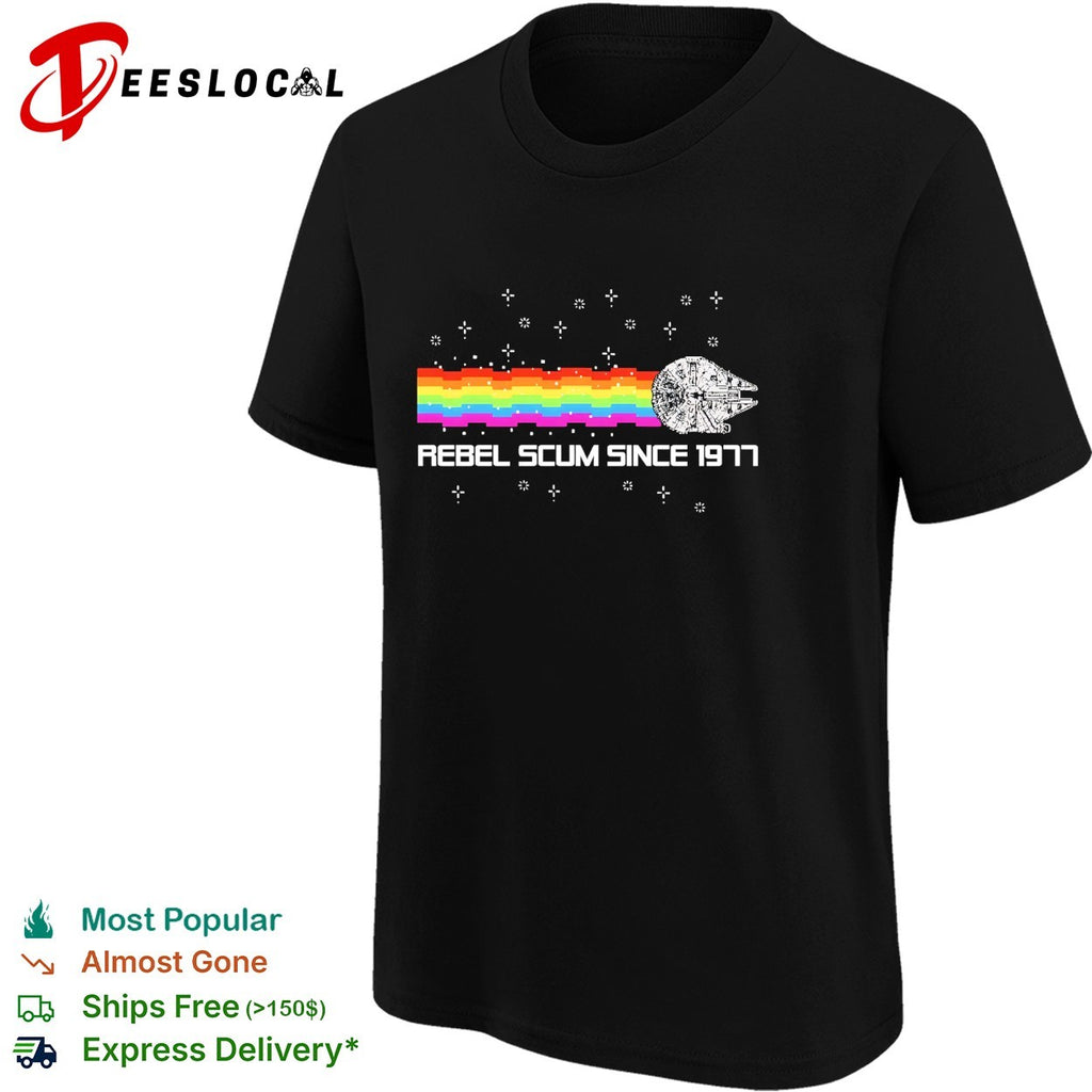 Millennium Falcon rebel scum since 1977 shirt