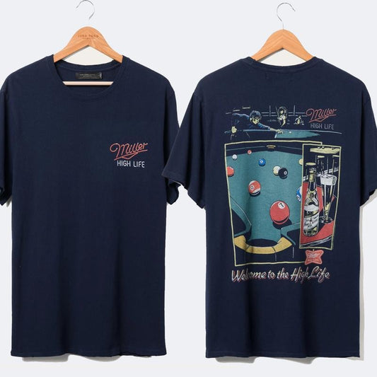 Miller High Life Sportsmans Club Welcome to the High Life Vintage Tee, Gifts for Mom, Gifts For Dad, Father's day Gifts