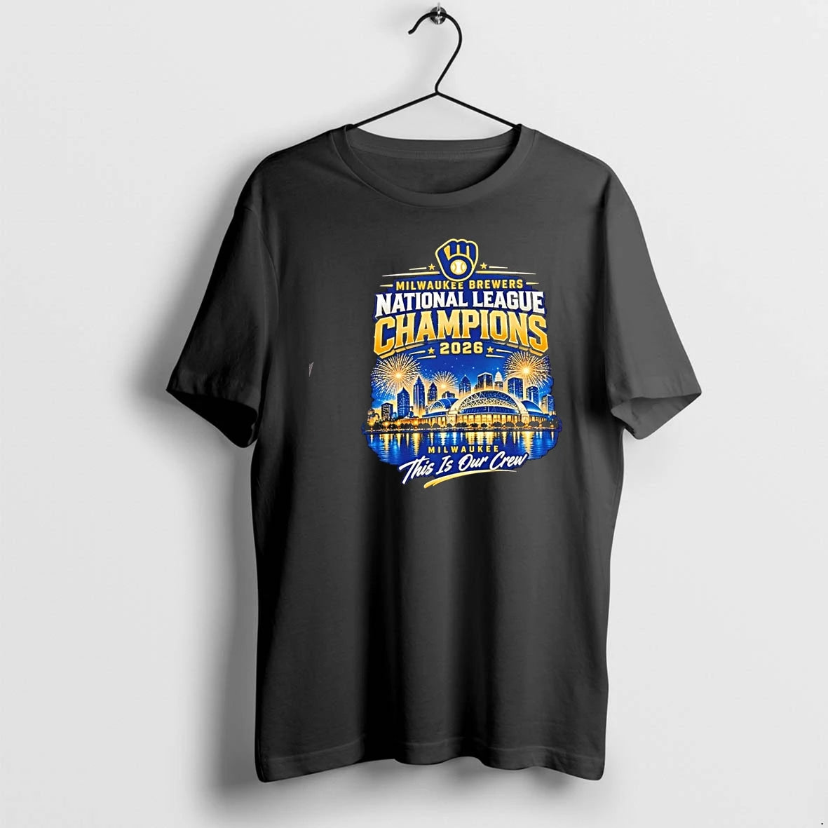 Milwaukee Brewers 2026 National League Champions This Is Our Crew Tshirts Sweater