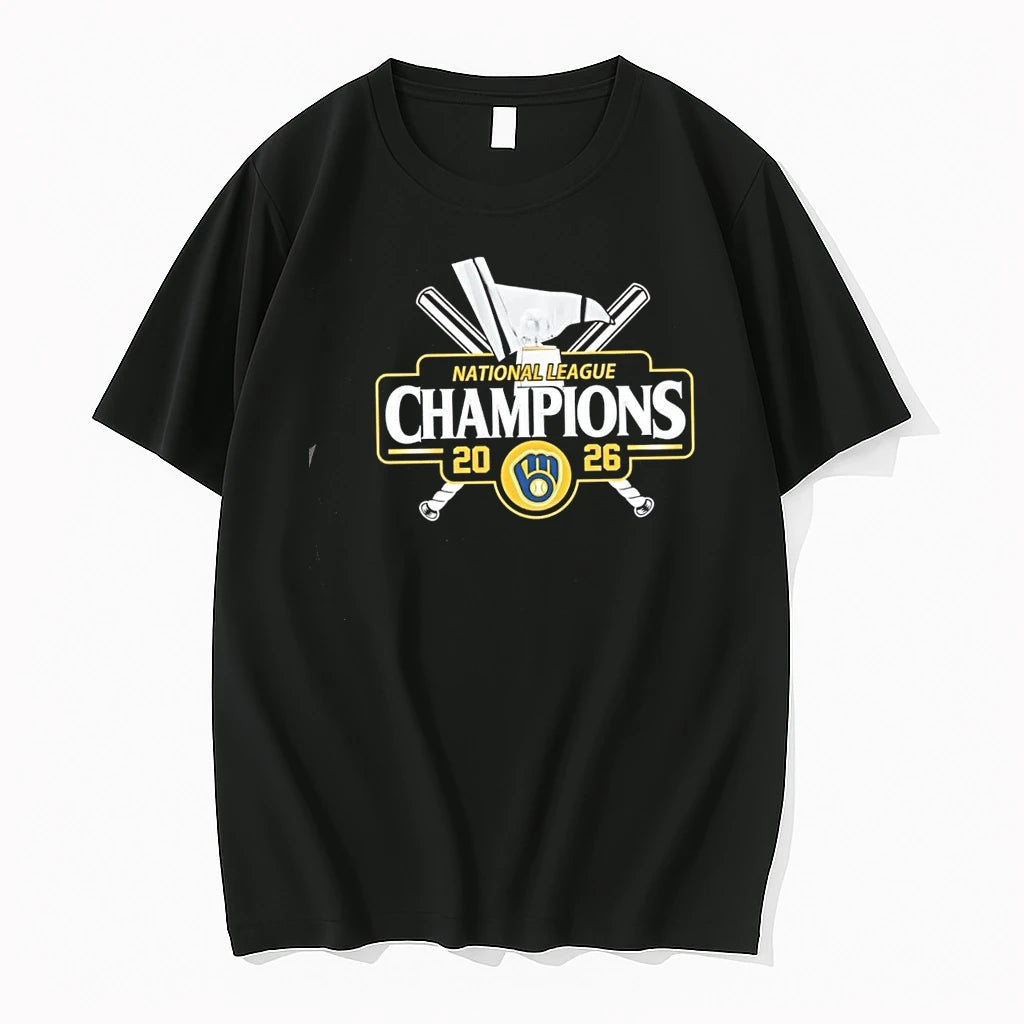 Milwaukee Brewers 2026 National League Champions Tshirts Sweater