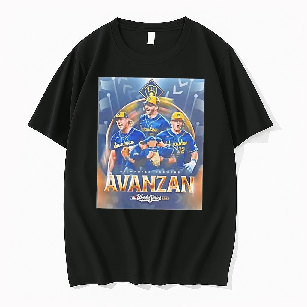 Milwaukee Brewers Avanzan World Series 2026 Fan Celebration Tshirts Sweater