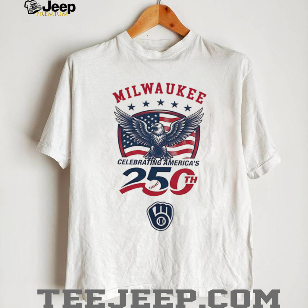 Milwaukee Brewers Celebrating America’s 250th Anniversary Custom Baseball Jersey T Shirt
