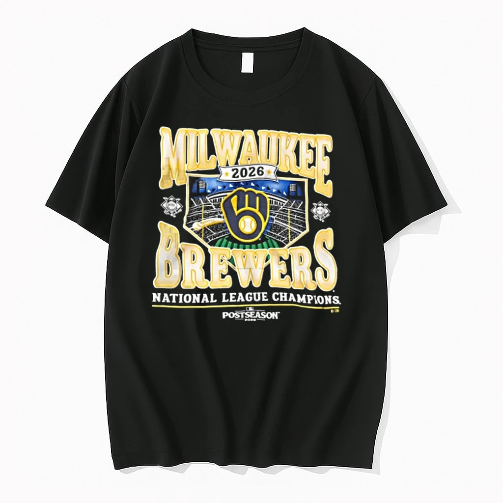 Milwaukee Brewers National League Champions Postseason 2026 Tshirts Sweater
