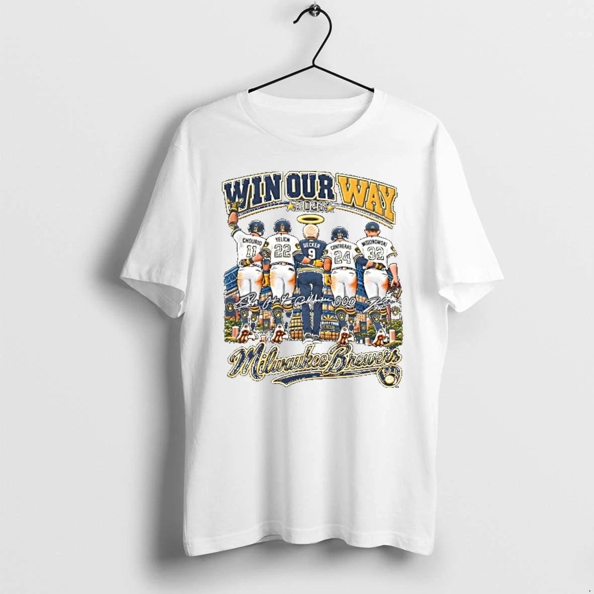 Milwaukee Brewers Win Our Way Signature Tshirts Sweater