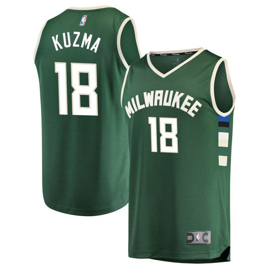Milwaukee Bucks #18 Kyle Kuzma Green - Icon Edition